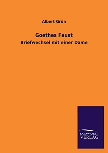 Stock image for Goethes Faust (German Edition) for sale by Lucky's Textbooks