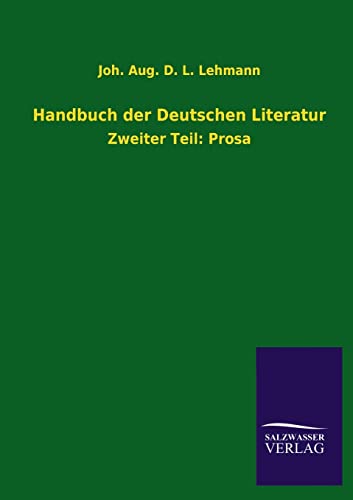 Stock image for Handbuch der Deutschen Literatur for sale by Ria Christie Collections