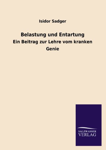 Stock image for Belastung und Entartung (German Edition) for sale by Lucky's Textbooks