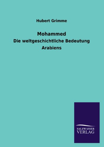 9783846043622: Mohammed (German Edition)