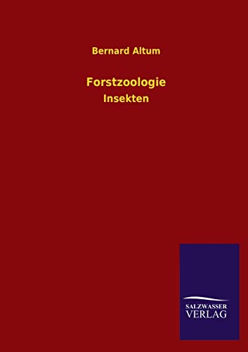 Beispielbild fr Forstzoologie (German Edition) zum Verkauf von Mispah books