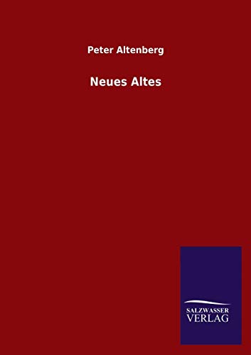 Stock image for Neues Altes for sale by Chiron Media