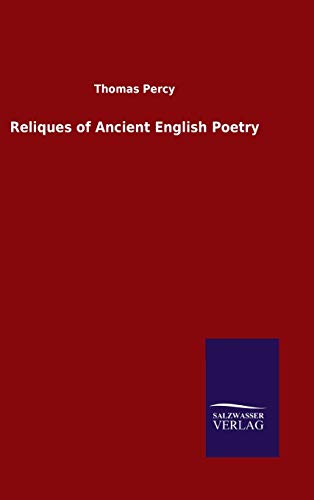 9783846053898: Reliques of Ancient English Poetry