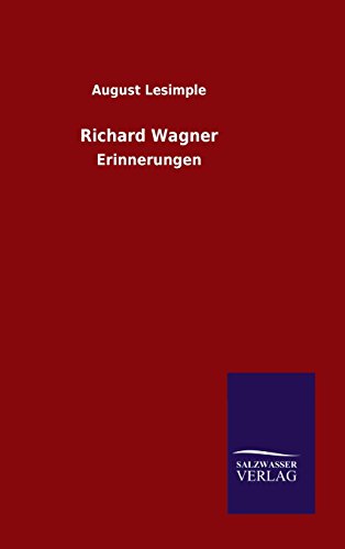 Stock image for Richard Wagner for sale by Ria Christie Collections