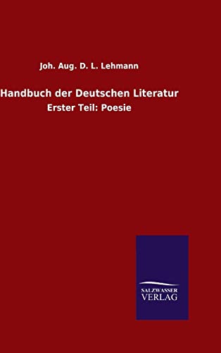 Stock image for Handbuch der Deutschen Literatur for sale by Ria Christie Collections