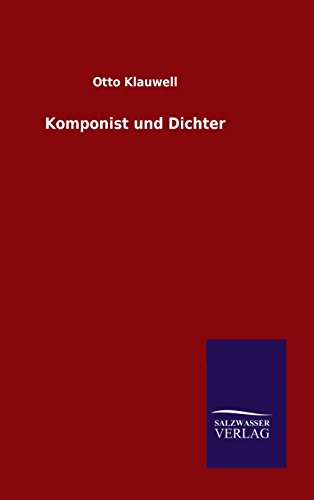 9783846066249: Komponist und Dichter (German Edition)