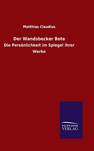 9783846066966: Der Wandsbecker Bote (German Edition)