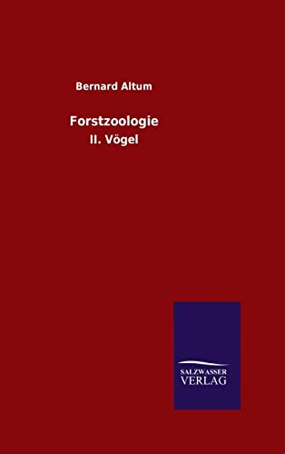 Beispielbild fr Forstzoologie (German Edition) zum Verkauf von Mispah books