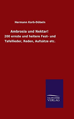 Imagen de archivo de Ambrosia und Nektar! (German Edition) a la venta por Lucky's Textbooks