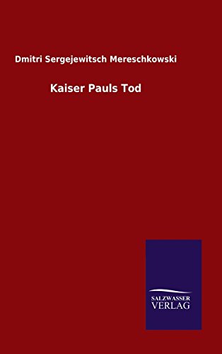 Stock image for Kaiser Pauls Tod for sale by Ria Christie Collections