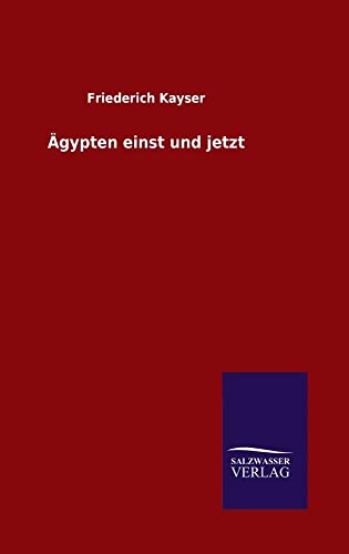 Imagen de archivo de gypten einst und jetzt (German Edition) a la venta por Lucky's Textbooks