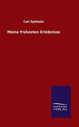 9783846082294: Meine frhesten Erlebnisse