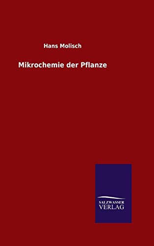 9783846088142: Mikrochemie der Pflanze