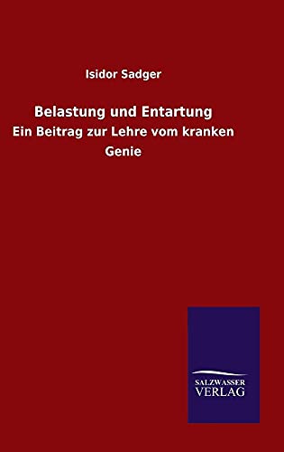 Stock image for Belastung und Entartung (German Edition) for sale by Lucky's Textbooks