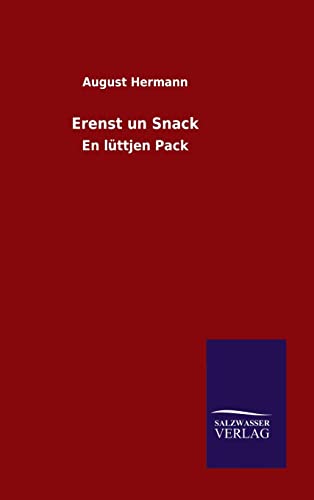 9783846089835: Erenst un Snack (German Edition)