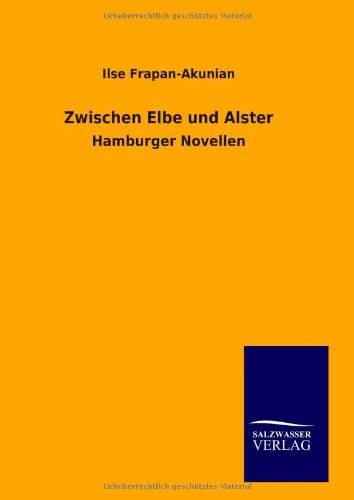 9783846090350: Zwischen Elbe und Alster: Hamburger Novellen