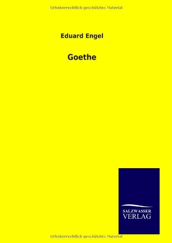 9783846093450: Goethe