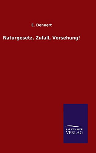 9783846098752: Naturgesetz, Zufall, Vorsehung!