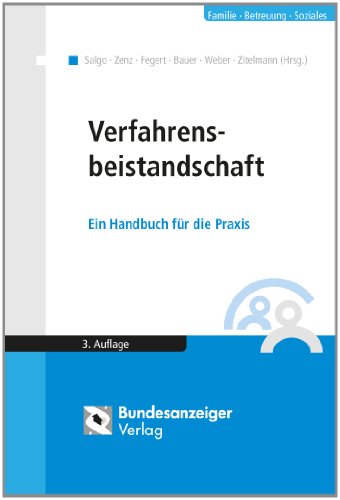 9783846202487: Verfahrensbeistandschaft: Ein Handbuch fr die Praxis