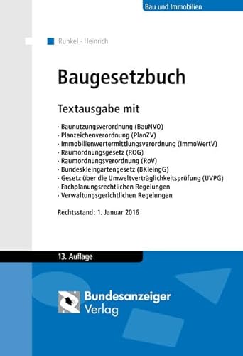 Beispielbild fr Baugesetzbuch: Textausgabe zum Verkauf von medimops