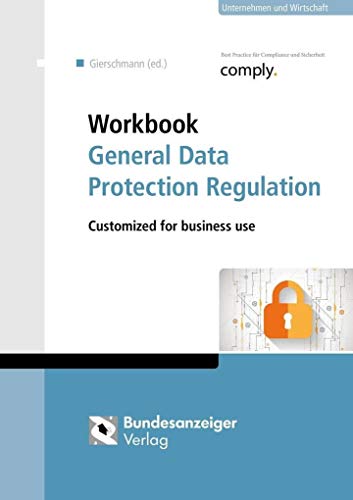 Stock image for Workbook General Data Protection Regulation: Customized for business use for sale by AwesomeBooks