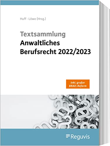 Imagen de archivo de Textsammlung anwaltliches Berufsrecht 2022/2023 a la venta por medimops