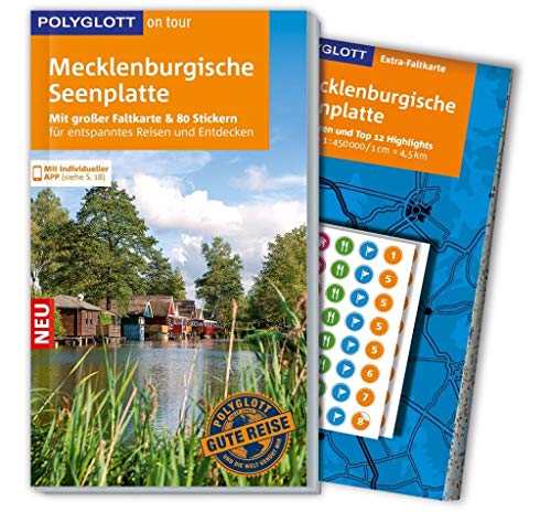 9783846426449: POLYGLOTT on tour Reisefhrer Mecklenburgische Seenplatte: Mit groer Faltkarte, 80 Stickern und individueller App