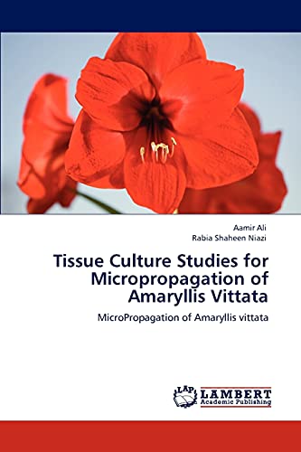 9783846513354: Tissue Culture Studies for Micropropagation of Amaryllis Vittata