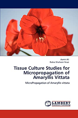 9783846513354: Tissue Culture Studies for Micropropagation of Amaryllis Vittata: MicroPropagation of Amaryllis vittata