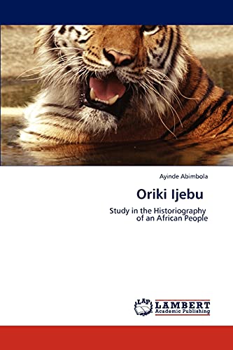 9783846514016: Oriki Ijebu: Study in the Historiography of an African People