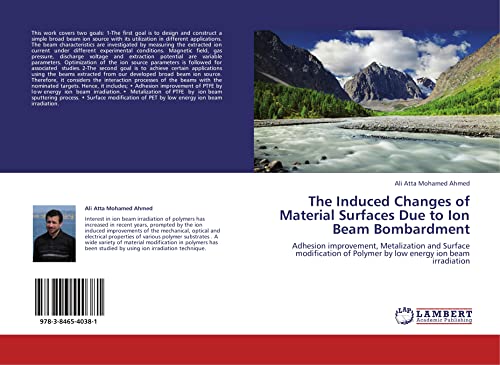 Beispielbild fr The Induced Changes of Material Surfaces Due to Ion Beam Bombardment: Adhesion improvement, Metalization and Surface modification of Polymer by low energy ion beam irradiation zum Verkauf von Revaluation Books