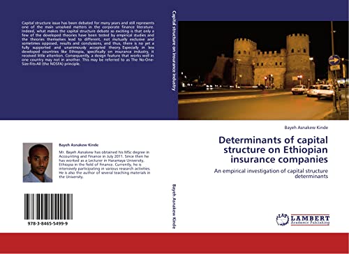 Stock image for Determinants Of Capital Structure On Ethiopian Insurance Companies: An Empirical Investigation Of Capital Structure Determinants for sale by Revaluation Books