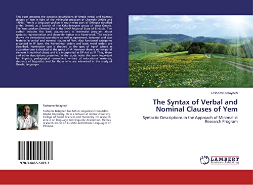 The Syntax of Verbal and Nominal Clauses of Yem - Teshome Belayneh