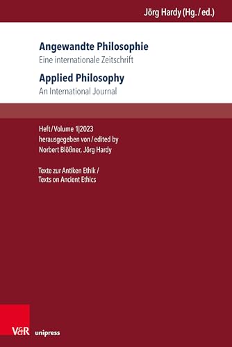 Beispielbild fr Angewandte Philosophie. Eine Internationale Zeitschrift / Applied Philosophy. An International Journal zum Verkauf von Blackwell's