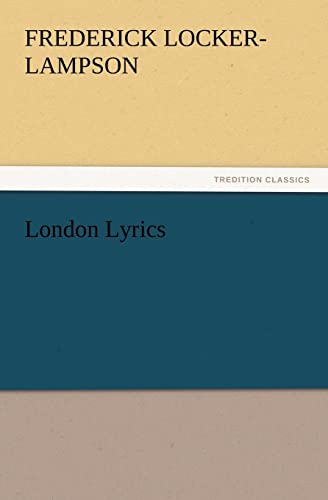 Imagen de archivo de London Lyrics a la venta por Lucky's Textbooks