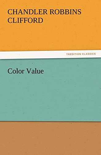 Beispielbild fr Color Value zum Verkauf von Lucky's Textbooks