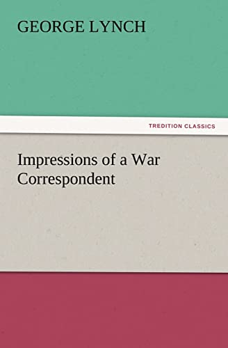 9783847229902: Impressions of a War Correspondent