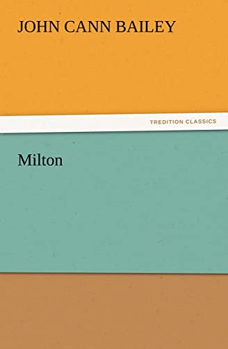 Stock image for Milton for sale by Lucky's Textbooks
