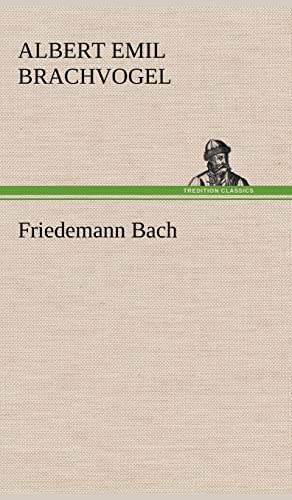 9783847244493: Friedemann Bach