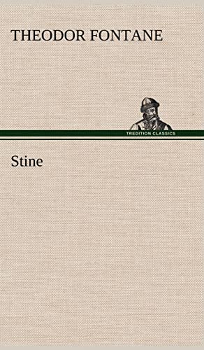 Stine (German Edition) (9783847248729) by Fontane, Theodor