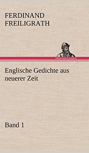 9783847249085: Englische Gedichte Aus Neuerer Zeit 1 (German Edition)