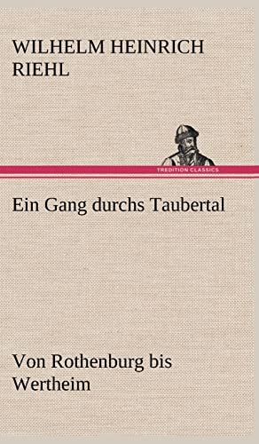 9783847260073: Ein Gang Durchs Taubertal: Von Rothenburg bis Wertheim