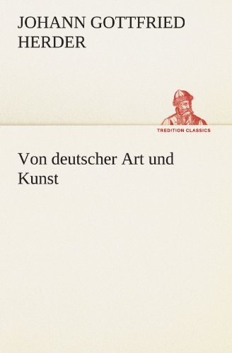 9783847295846: Von deutscher Art und Kunst (TREDITION CLASSICS)