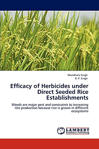 9783847311560: Efficacy of Herbicides under Direct Seeded Rice Establishments: Weeds are major pest and constraints to increasing rice production because rice is grown in different ecosystems