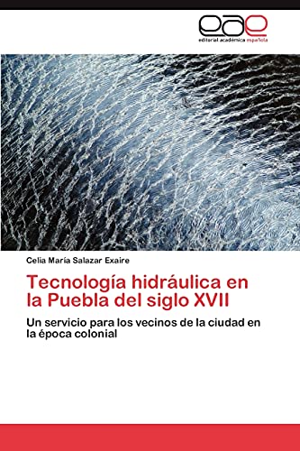 9783847360261: Tecnologa hidrulica en la Puebla del siglo XVII: Un servicio para los vecinos de la ciudad en la poca colonial