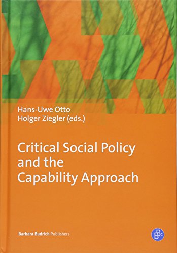 Beispielbild fr Critical Social Policy and the Capability Approach zum Verkauf von Blackwell's