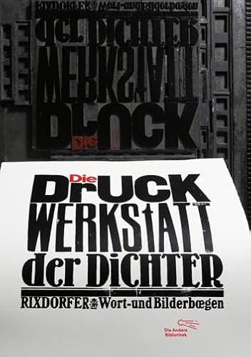 Imagen de archivo de Die Druckwerkstatt der Dichter -Language: german a la venta por GreatBookPrices