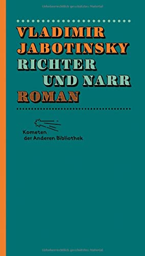 Beispielbild fr Richter und Narr (Kometen der Anderen Bibliothek) zum Verkauf von medimops