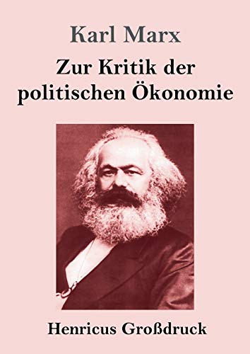 9783847842811: Zur Kritik der politischen konomie (Grodruck)