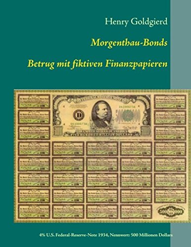 9783848210886: Morgenthau-Bonds